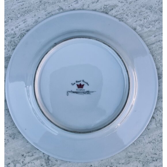 Fine Royal Porcelain King Tut Decorative Plate 6.5" Diameter Egyptian Design GUC - Picture 4 of 10